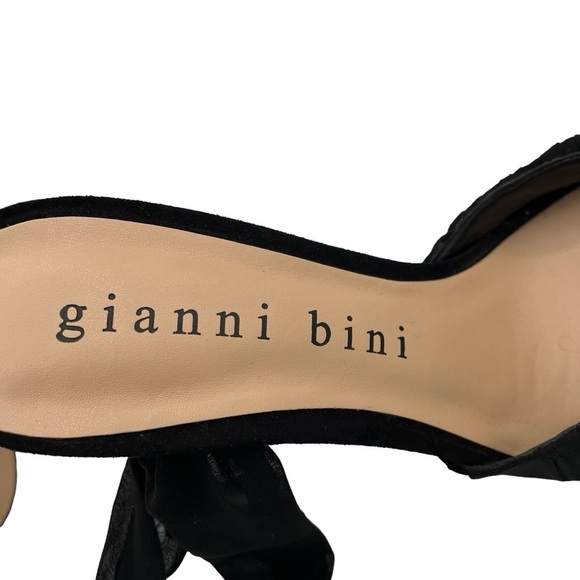 Gianni Bini Henzlee Chiffon Ankle Wrap Up Pumps Women's Size 7.5 - Picture 9 of 10